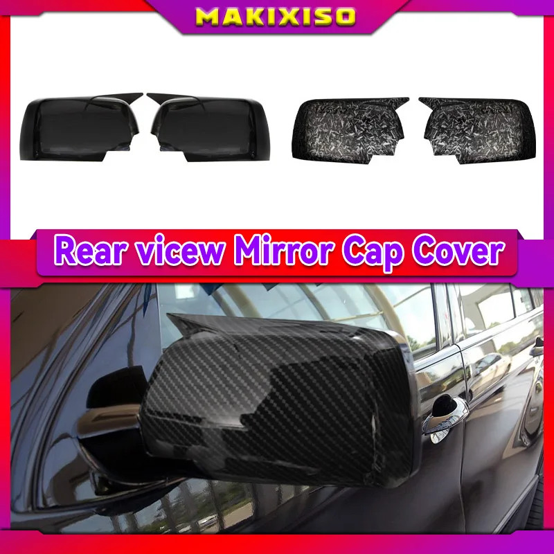 2pcs 1999 neue m-Look Spiegel abdeckungen für BMW X5 E53 2014-2017 glänzend schwarz Rückspiegel Abdeck kappen Image