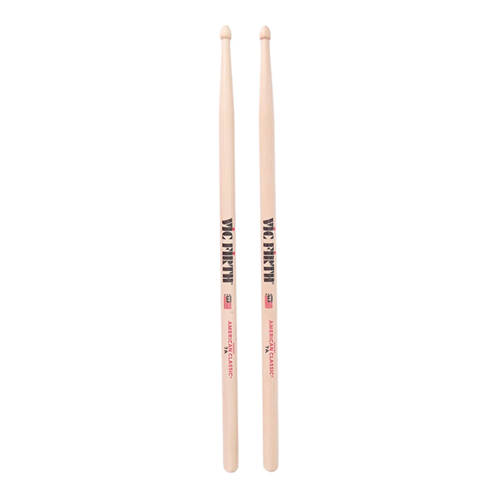 2 Stück Drumsticks, gleichmäßiges Gewicht und Tonhöhe, Drumsticks mit Holzspitze, American Hickory Drumsticks, Percussion-Zubehör Image