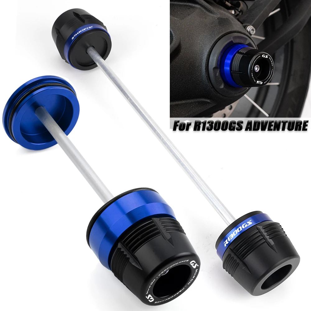 Für BMW R1300GS ADVENTURE R 1300GS ADV 2024 2025 gs 1300 Motorrad Vorne Hinten Rad Gabel Slider Achse Crash-schutz R 1300 GS Image