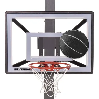 Junior Youth 33" Basketball Hoop with Lock ‘n Rock Mounting Technology Mounts to Round and Vertical