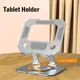 360 ° Supporto per tablet girevole Supporto da tavolo pieghevole regolabile compatibile per