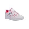 Sneaker DC SHOES "Construct", Gr. 11(43), weiß, crazy pink, blau, 54.6% Leder, 20.9% Synthetikmaterial, 25.5% Polyester, Schuhe