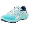 Trailrunningschuh SALOMON "ALPHAGLIDE W", Gr. 40, blau curacao, poseidon, aruba blau, Synthetik, Textil, sportlich, Schuhe, wasserdicht