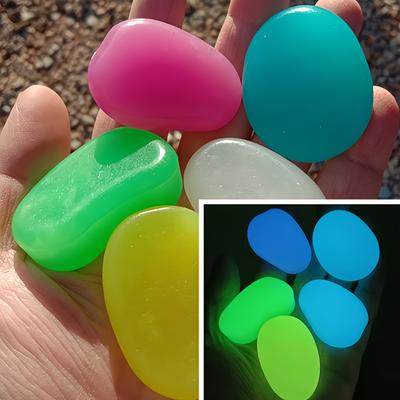 TEMU Pack Of 20, Large Pebbles Measuring 1.77 Inches, Suitable For Decorating Indoor And Outdoor Spaces, Including Gardens, Aquariums, Flower Pots, , , And For Home Party Birthday Decorations. Image