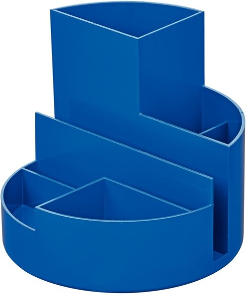 MAULrundbox Recycling, blaue Oberfläche, matt, 6 Fächer Image