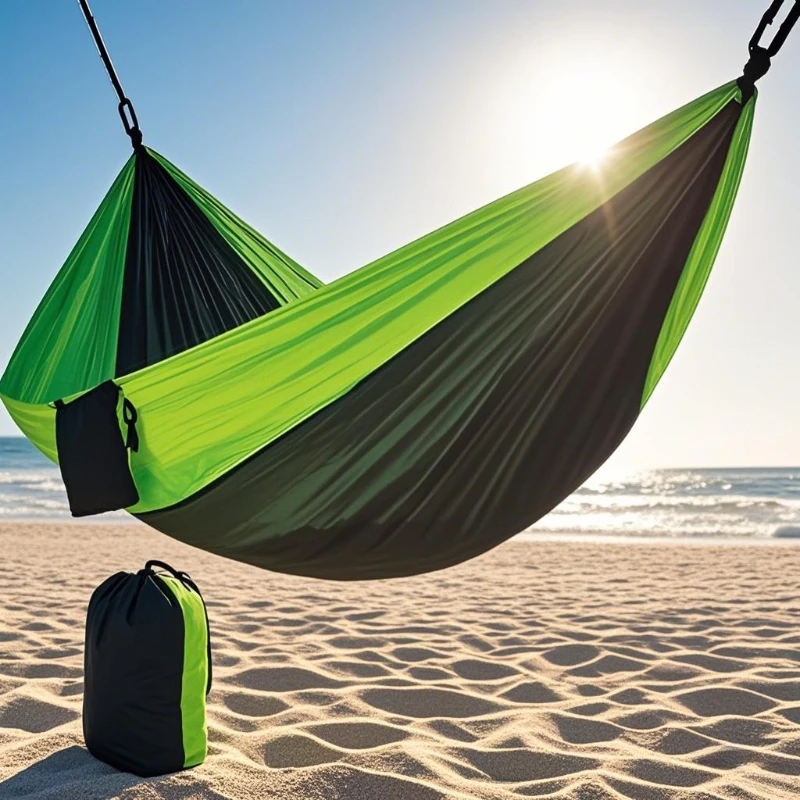 Camping-Hängematte, leichte Hängematte, tragbare Hängematten für drinnen und draußen, Wandern, Camping, Rucksackreisen, Reisen, Hinterhof, Strand