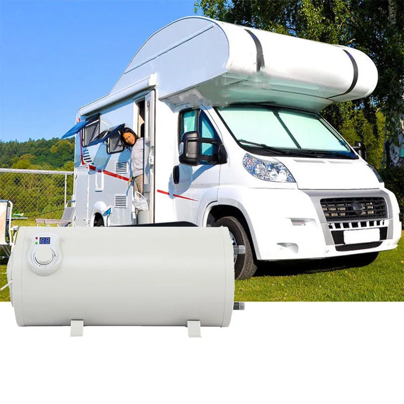 Elektrischer Warmwasserbereiter, 12 V, 200 W, Durchlauferhitzer, Duschheizung, Tankaufbewahrung für Wohnmobil, Badezimmer, Dusche, kleines Bad, Küche, Camping