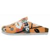 Hausschuh DOGO "Comfie Retrograde Damen Hausschuhe / Female", Damen, Gr. 38, Normalschaft, orange, Lederimitat, Schuhe, Vegan