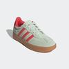 Sneaker ADIDAS SPORTSWEAR "BARREDA", Gr. 38, linen grün, semi lucid rot, wonder weiß, Leder, Synthetik, sportlich, Schuhe