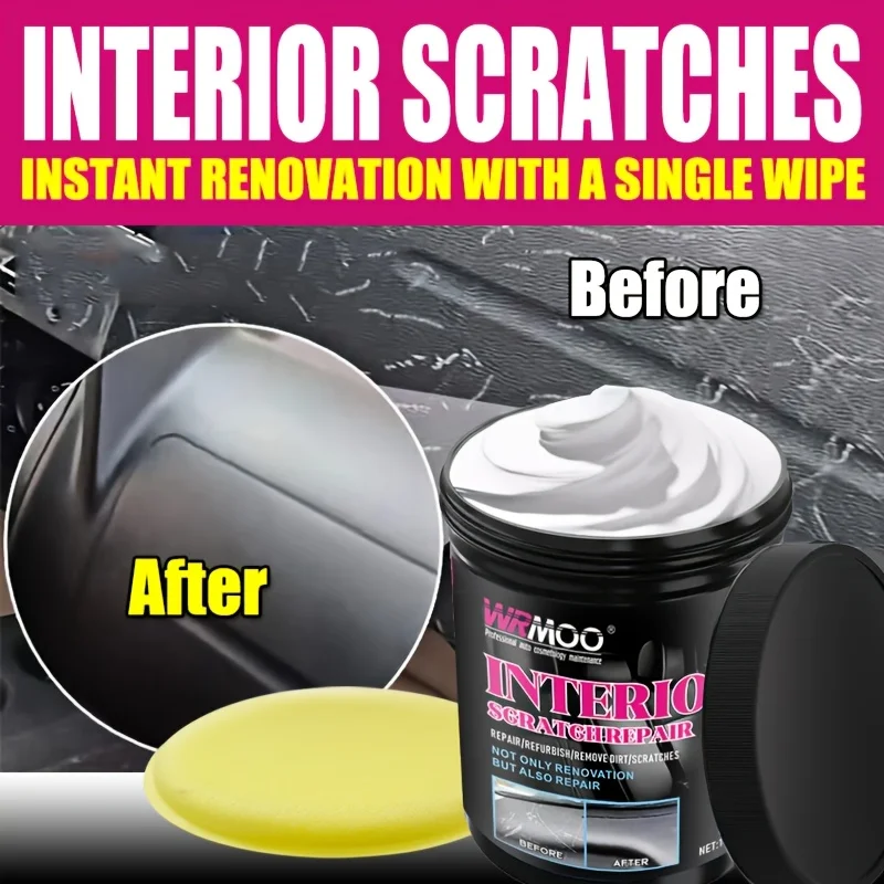 150G Kratzer-Reparatursatz für den Autoinnenraum: Polierpaste auf Tonbasis für schnelle Armaturenbrett- und Kunststoffwartung Image