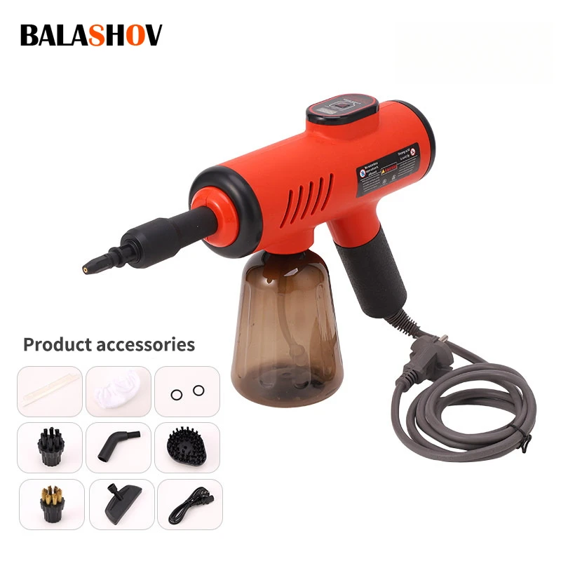 Handheld Dampf Reiniger Hochdruck Haushalt Tragbare Dampf Reinigung Maschine Für Küche Hause Sofa Klimaanlage Auto Waschmaschine Image