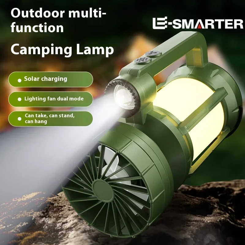 Tragbare Laterne, leistungsstarke Campinglampe, wiederaufladbare LED-Taschenlampe, eingebaute Batterie, Taschenlampe, Zeltlichter, Nacht-Suchscheinwerfer Image