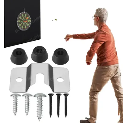 1 Set Dartscheiben-Montagehalterung, Hardware-Kit, Dartscheiben-Aufhänger, Halterung für Dartscheiben, Montage-Hardware zum Aufhängen von Dartscheiben Image