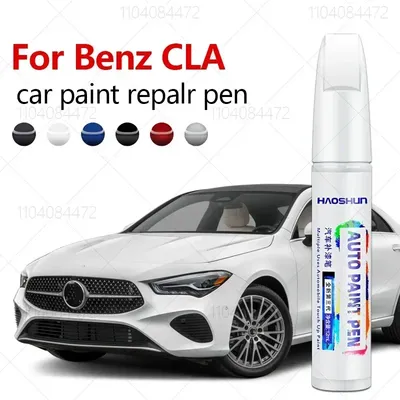 Paint Repair Pen Touch Up Scratch Remover DIY Auto Accessories Black White For Mercedes Benz CLA