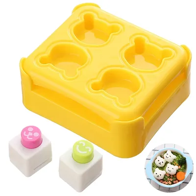 Kitchen Gadgets Onigiri Set for Sushi Rolls Sushi Mold Onigiri Rice Ball Bento Press Maker Mold DIY