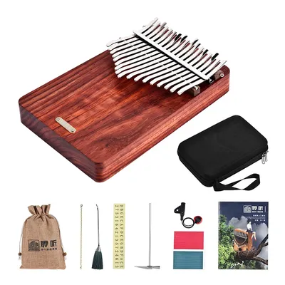 LINGTING 17 keys Kalimba Portable Finger Piano Mbira Sanza Padauk Matetial kalimba Africa Music