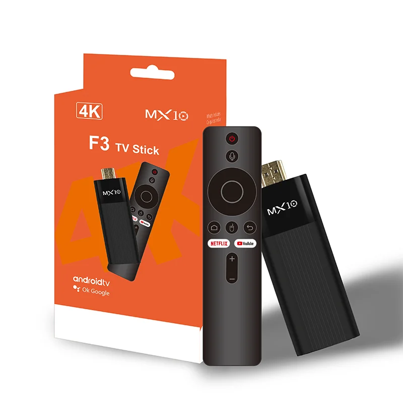 Prodotto MX10-F3 H313 Supporto WiFi6 Bluetooth 5.0 a quattro core 8K H313 Android 13.0 2+16GB 4+32GB 4+64GB TV stick box