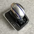 Pomello del cambio DSG in vera pelle con punto rosso per Golf 7 7.5