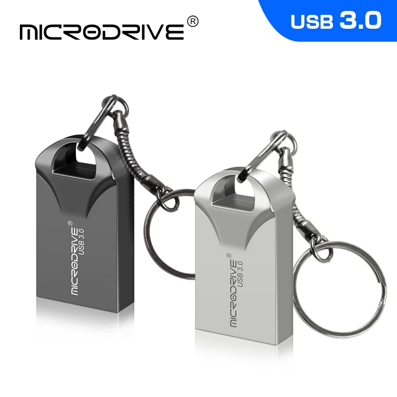 Clé USB3.0 clé USB 16GB 32GB 64GB 128GB clé USB étanche métal U disque mémoire Usb clé mémoire clé USB