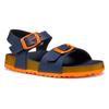 Sandale GEOX "J GHITA BOY", Kinder, Gr. 25, blau (navy, orange), Synthetik, casual, Schuhe, Sommerschuh, Schnallenschuh mit Fußbett