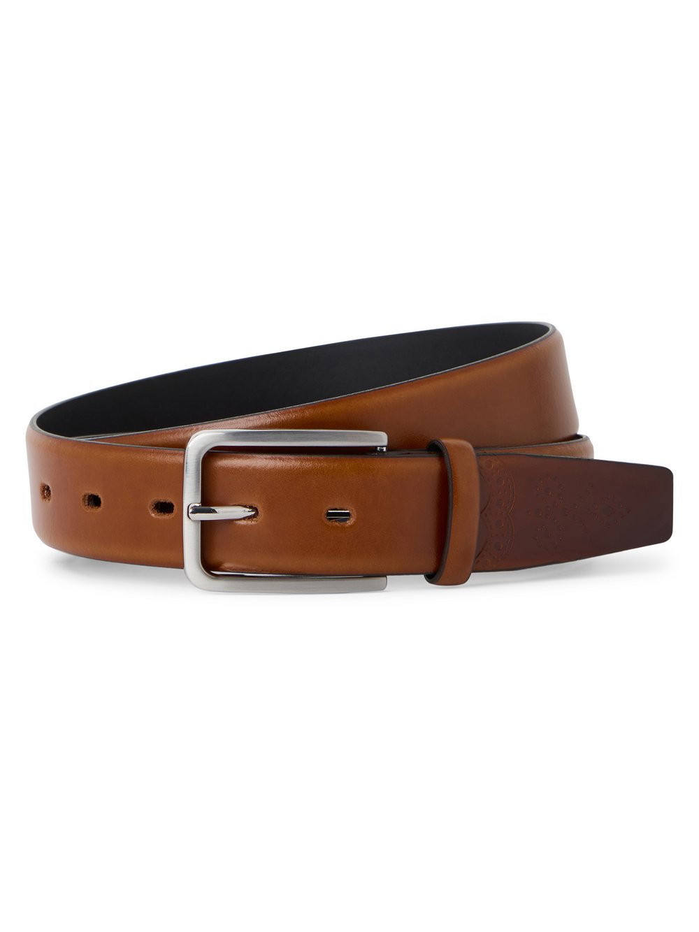 Digel Businessgürtel aus Leder Herren cognac, 95 Image