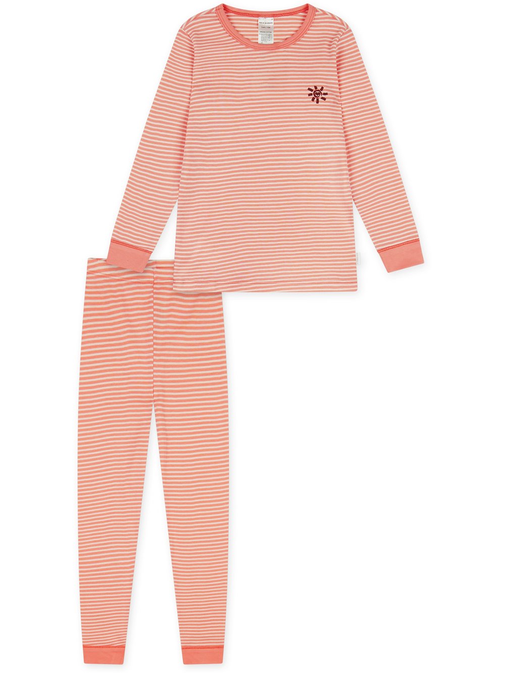 Schiesser Pyjama Mädchen aprikot, 128 Image