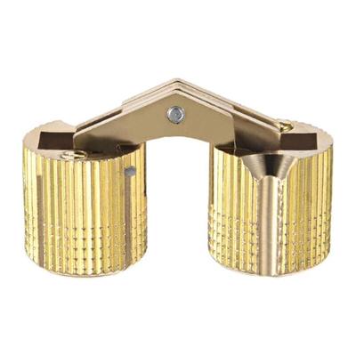 Memkey - 4 Stück zylindrisches Scharnier, unsichtbares Scharnier für Türen, Schränke, Möbel, 16 mm, Image