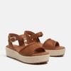 Sandale TIMBERLAND "SANTORINI SUN BACKSTRAP SANDAL", Gr. 42, grau (rst full gra), Leder, sportlich, Schuhe