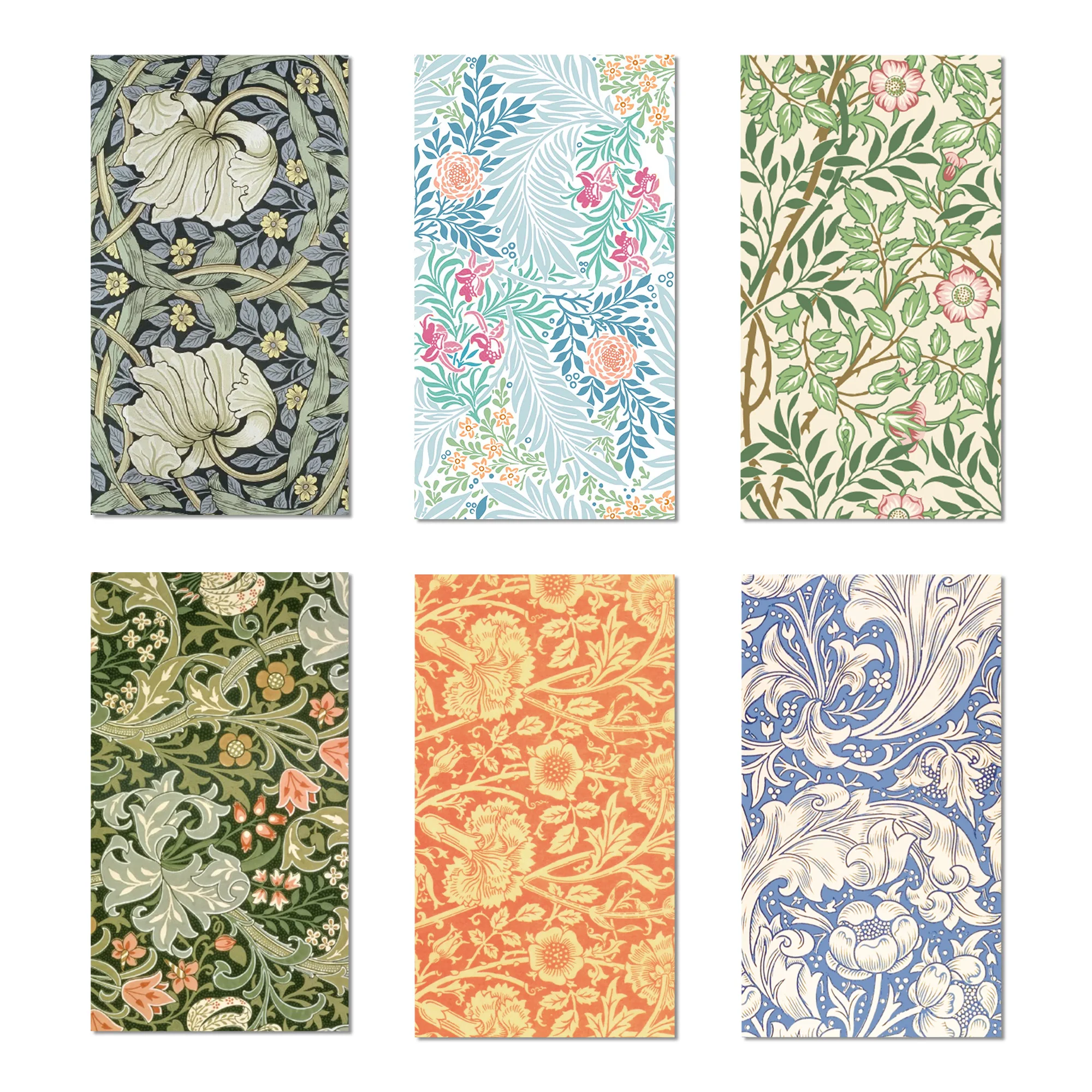 20 teile/satz Vintage Muster Rebe Lange Papier Servietten, Einweg Abendessen Papier Für Party Hochzeit, Taschentücher Badezimmer Handtücher Image