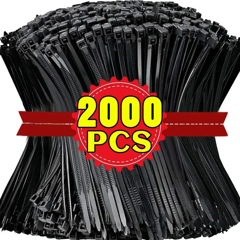 Nylon-Kabelbinder, selbstsichernder Kunststoff-Kabelbinder, robuste Kabelbefestigungsringe, Schlaufen-Hardware-Organizer, Drahtbänder, Großhandel Image