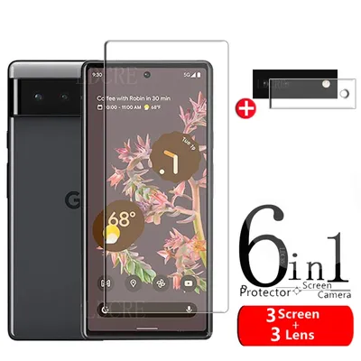 For Google Pixel 6 Glass For Google Pixel 6 Screen Protector Film Transparent Tempered Glass Google