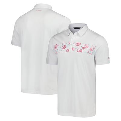 The Open Travis Mathew Good Good Flourish Polo - Weiß Image