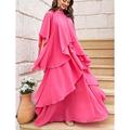 Elegantes A-Linien-Bodenlanges Trägerloses Halfterkleid Chiffon Fransen Karneval Feiertag 2025