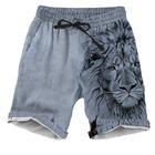 Herren Löwen Tierdruck Legere Strandshorts Mittlere Taille Vintage Streetwear Outdoor Urlaub Kordelzug Elastischer Bund Shorts mit Taschen Designer-Bekleidung