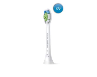Philips W2 Optimal White - 8-pack sonic toothbrush heads - HX6068/12