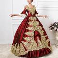 Rokoko-Kleid im viktorianischen Stil des 18. Jahrhunderts Vintage-Kleid für Damen bodenlang Ballkleid Abschlussball Halloween-Party Hochzeit