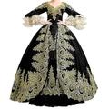 Rokoko-Kleid im viktorianischen Stil des 18. Jahrhunderts Vintage-Kleid für Damen bodenlang Ballkleid Abschlussball Halloween-Party Hochzeit