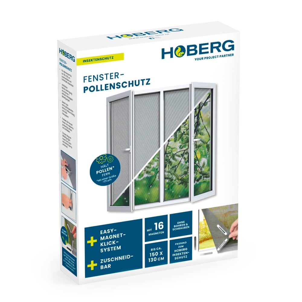 Hoberg Fenster-Pollenschutz 150 x 130 cm Image