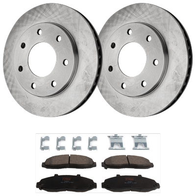 TRW Brake Disc and Pad Kit, Front, KIT-072924-1267