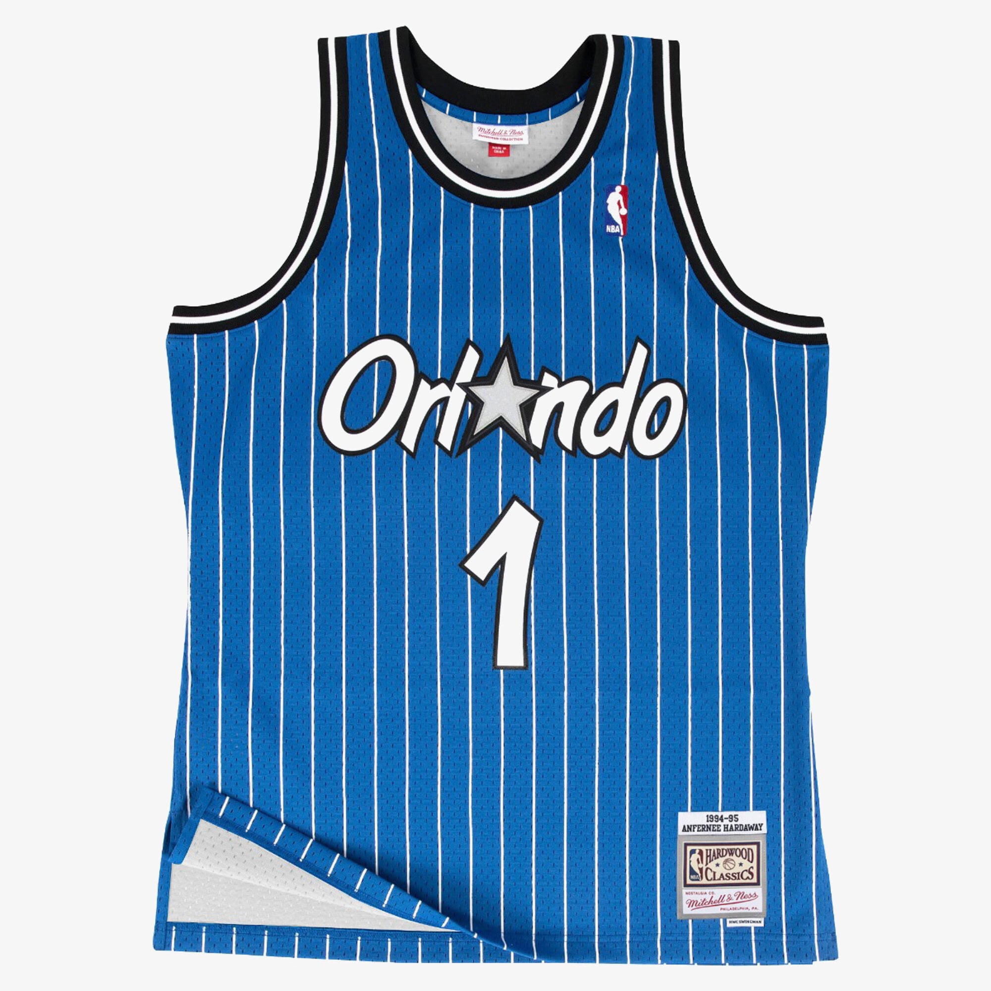 Maillot Swingman Extérieur Orlando Magic 1994-95 Mitchell & Ness – Bleu – Anfernee Hardaway - Homme Taille: L
