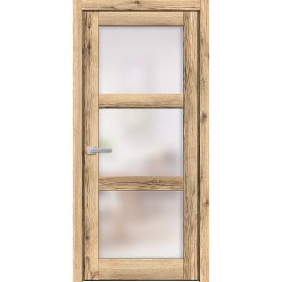Solid French Pre-Hung Door Frosted Glass