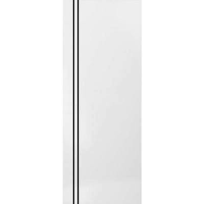 Slab Barn Door Panel 28 x 80 Planum 0016 White Silk with Sturdy Finished