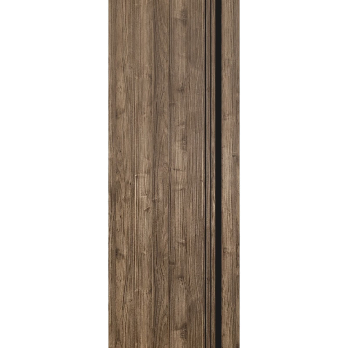 Slab Barn Door Panel 18 x 80 Planum 0011 Walnut with Sturdy Finished