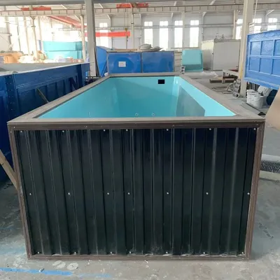 Hot Swim Spa 6 Feet in Above Ground Pool Outdoor Small Size 12ft 20ft Family Home Shipping Container Swimming Pool with Hot