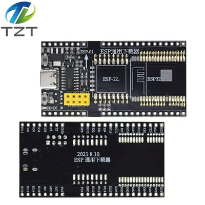 TZT ESP8266 ESP32-WROVER Entwicklungsboard Testprogrammierer Sockel Downloader für ESP-01 ESP01S Image
