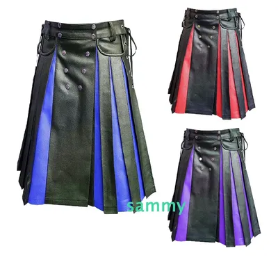 Antike römische Legion Gladiator Kampfgürtel Rock Gothic Steampunk PU Leder Rüstung mittelalterliche Image