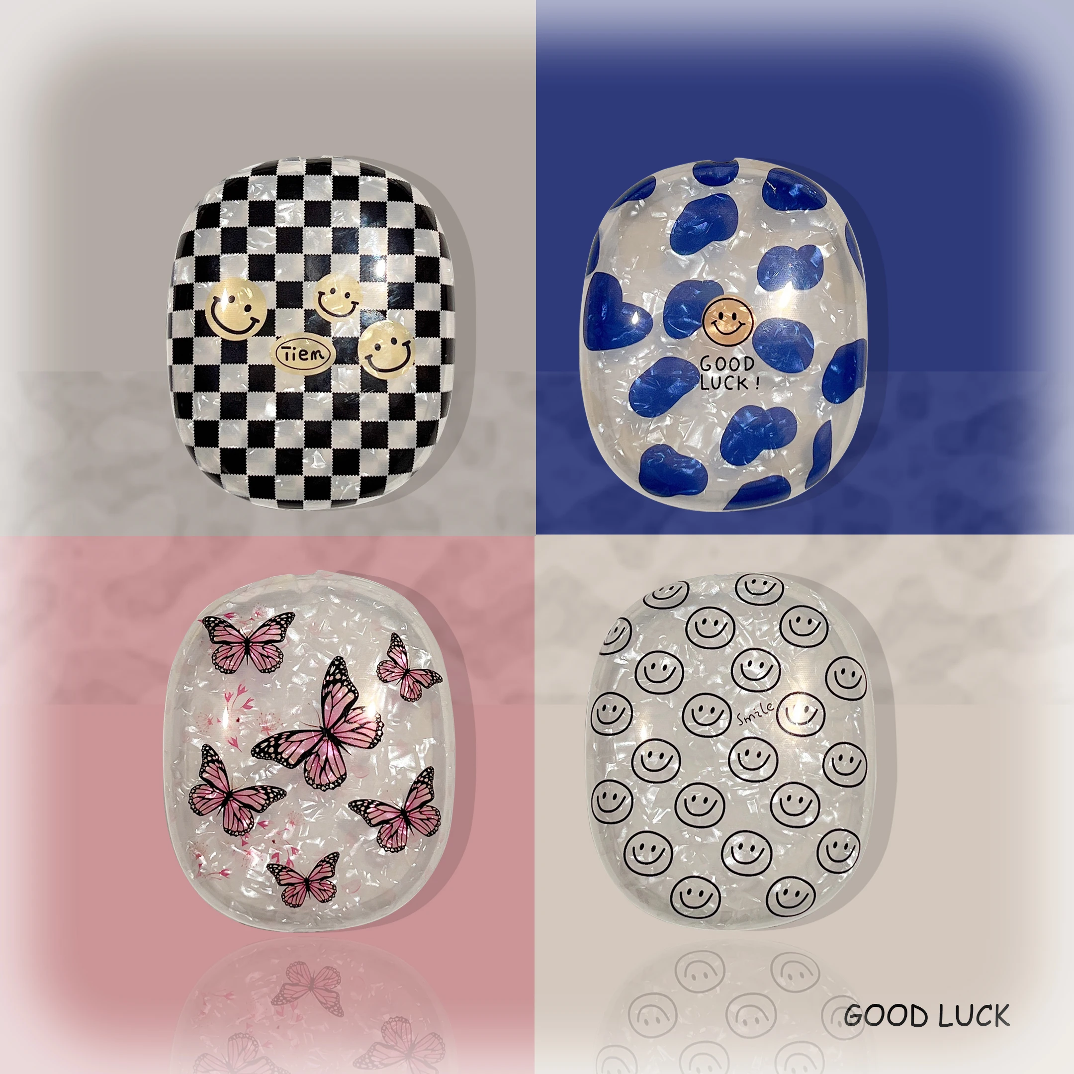 Geeignet für Apple Airpods Max Schutzhülle, transparente TPU-Softshell, Bluetooth-Kopfhörer-Headset, modisch und trendig Image