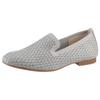 Slipper GABOR, Damen, Gr. 39, grau, Textil, Ziegenveloursleder, feminin, Schuhe, Blockabsatz, Loafer, Bequemschuh mit funkelnden Strass-Steinen