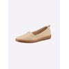Slipper ANDREA CONTI, Damen, Gr. 40, beige (creme), Leder, Rindsleder, Rindsleder, modisch, Schuhe