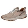 Sneaker WALDLÄUFER "H-TOM", Herren, Gr. 9,5 (44), grau (grau, taupe), Veloursleder, Nubukleder, sportlich, Schuhe, Halbschuh, Schnürschuh, in Komfortweite H (= sehr weit)